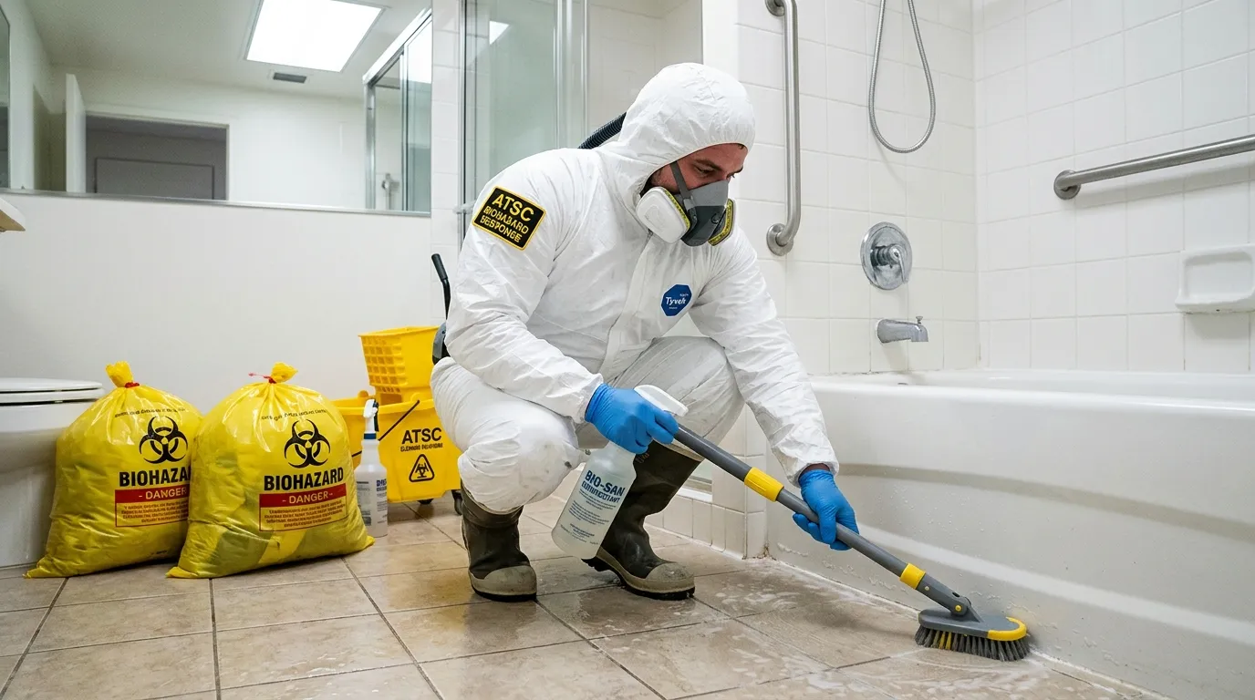 Decontamination equipment deployed for Blood Cleanup in West Orange